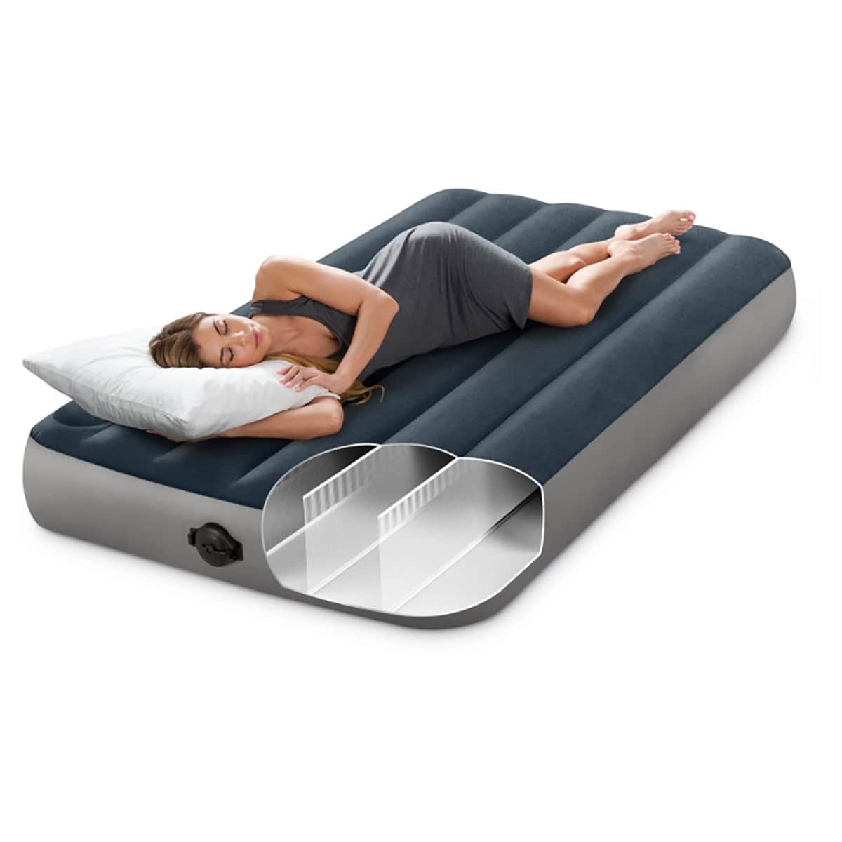 Intex 64781 Dura-Beam Single-High Airbed Unisex