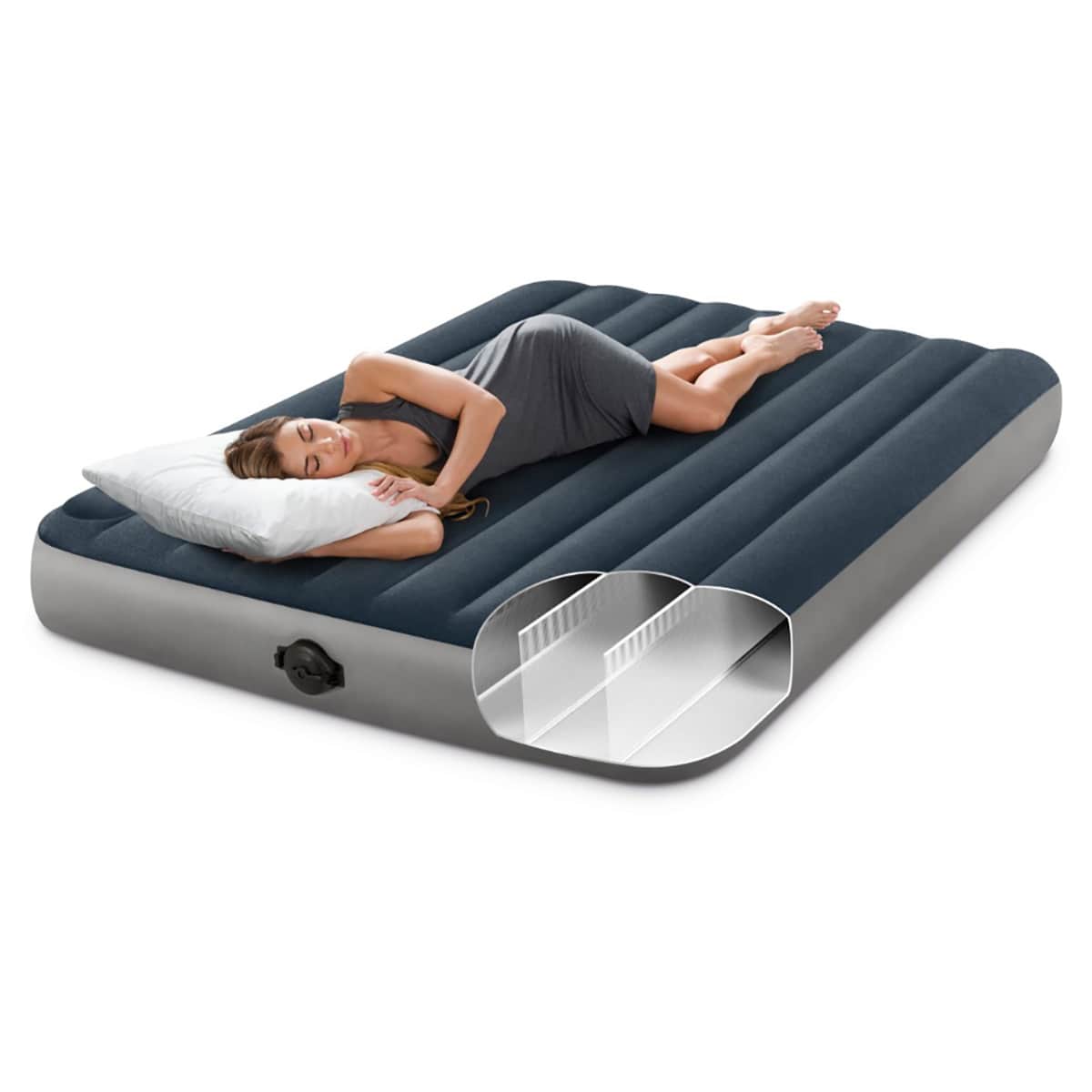 Intex 64783 Dura-Beam Single-High Airbed Unisex