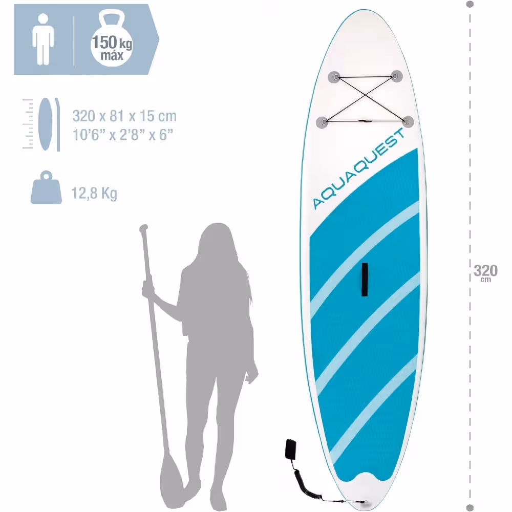 Intex Aqua Quest 320 Stand-Up Paddle Board Unisex