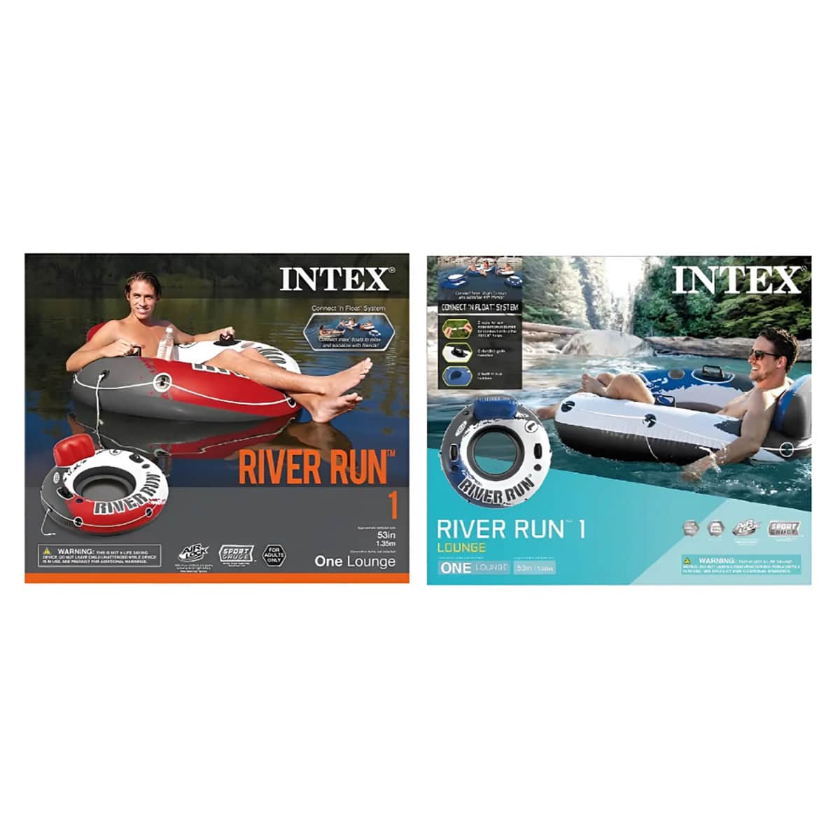 Intex Aqua River Run 1 Assorted Inflatable Chair Unisex