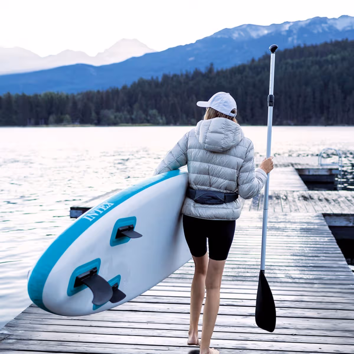Intex Aquaquest 240 Youth SUP Equipment Set Unisex, 8-10 Years