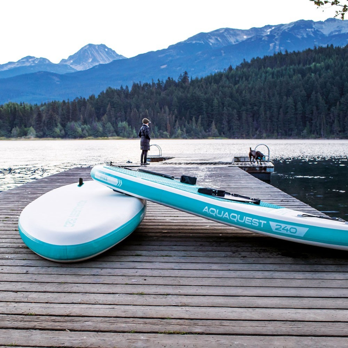 Intex Aquaquest 240 Youth SUP Equipment Set Unisex, 8-10 Years