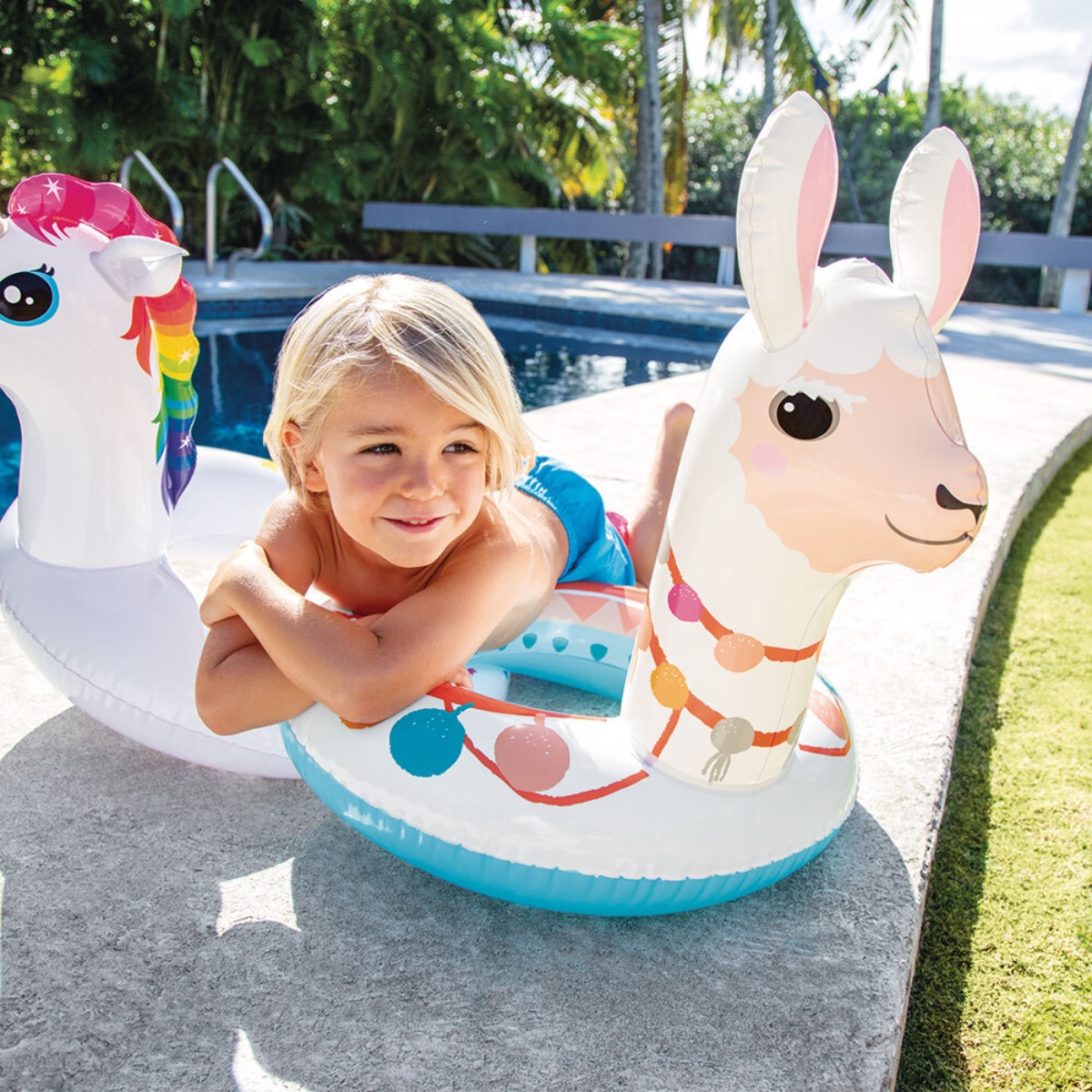 Intex Assorted Big Animal Ring Float Unisex, 3-4 Years