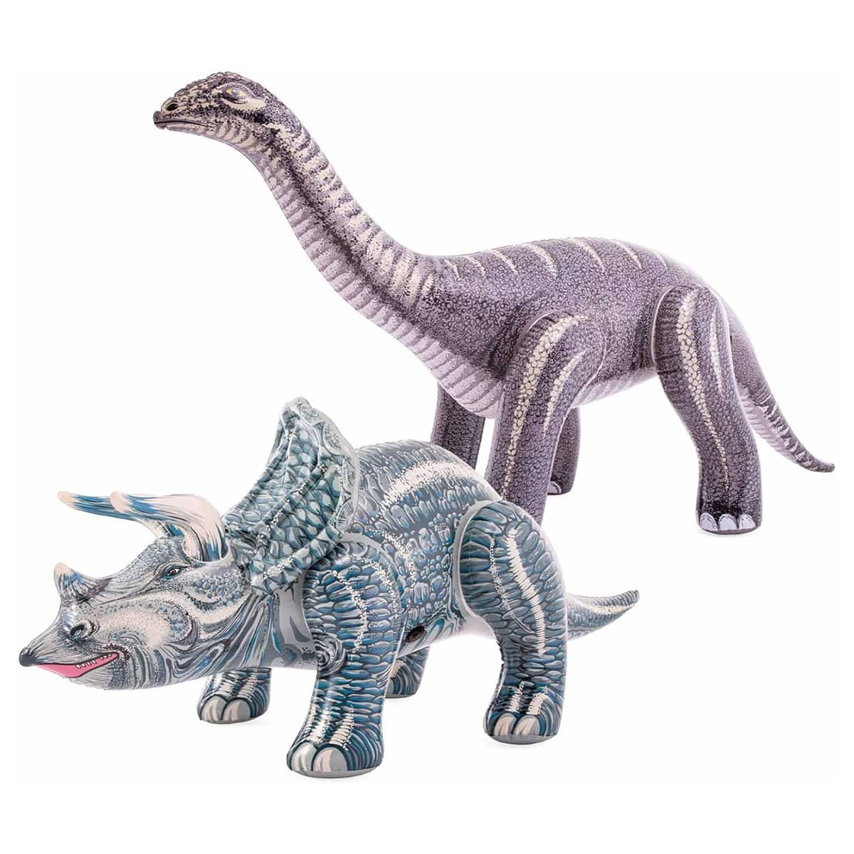 Intex Assorted Jurassic Dino Pals Brontosaurus, Triceratops Play Animal Figure Unisex, 3-4 Years