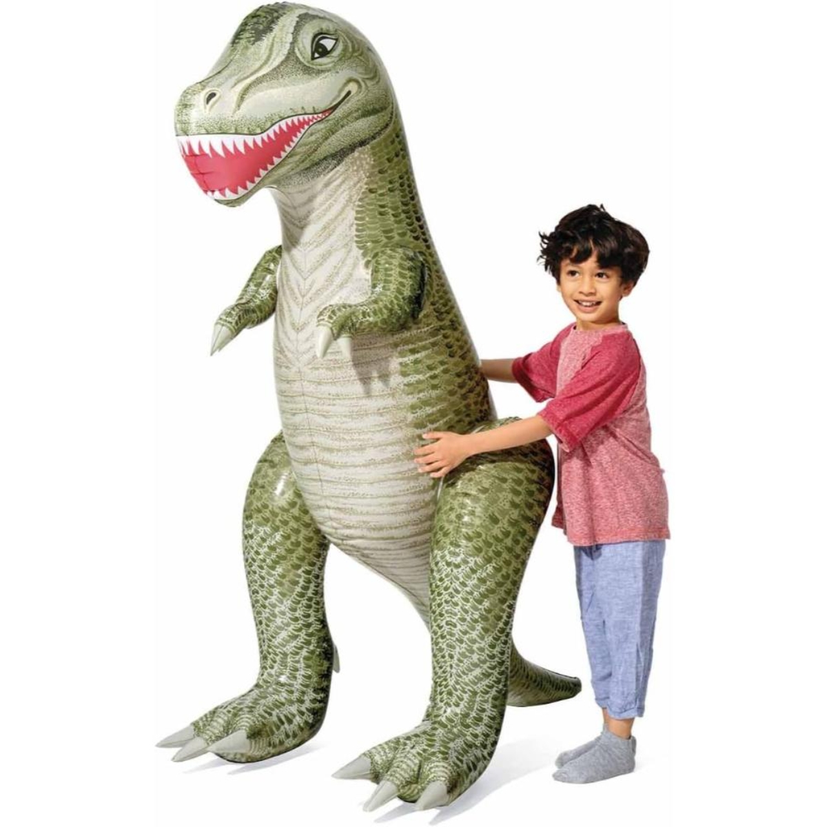 إنتكس مجسمات لعب ديناصورات جراسيك متنوعة تيرانوصور وستيجوسوروس، للجنسين، من عمر 3 إلى 4 سنوات