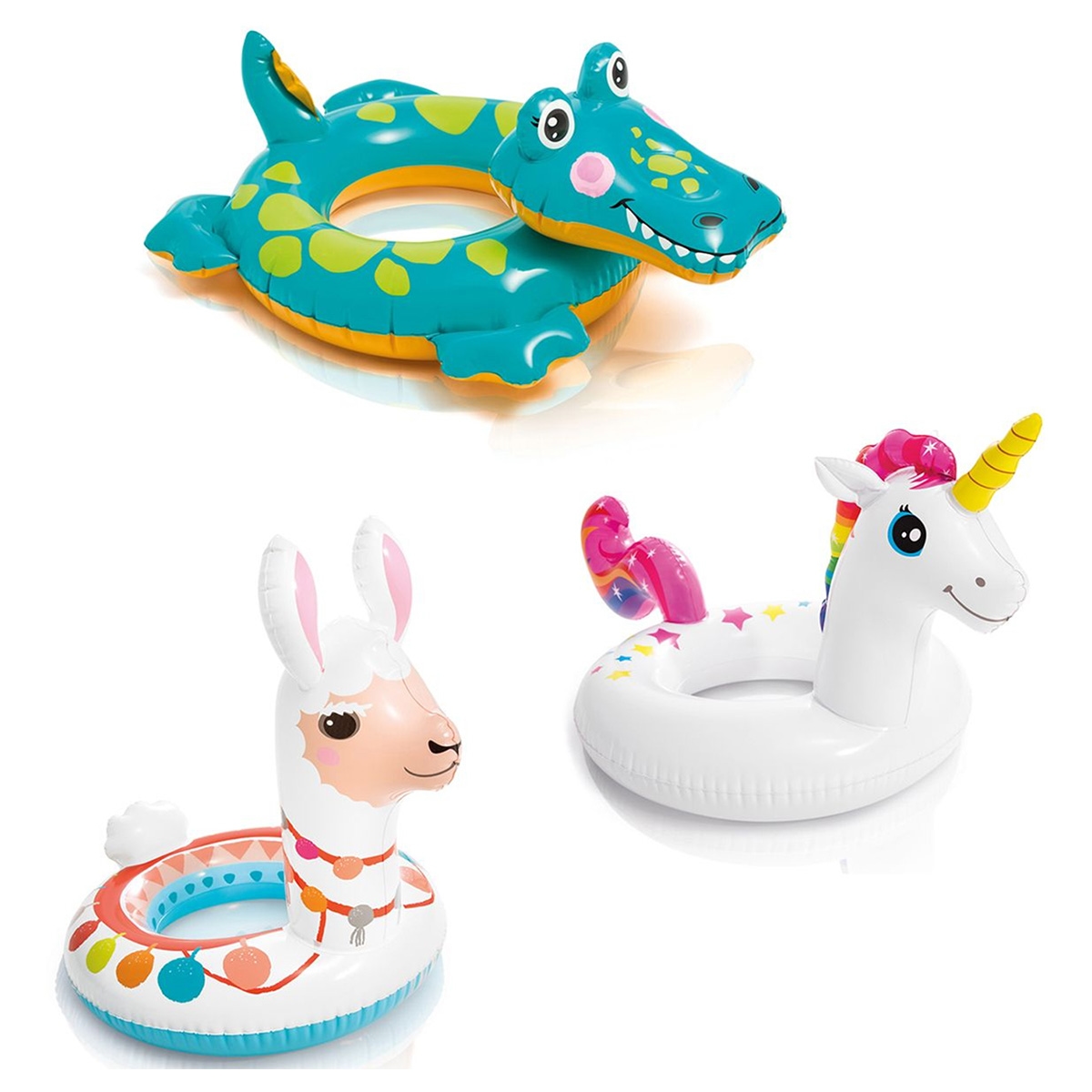 Intex Big Animal Rings Pool Float Unisex, 3-4 Years