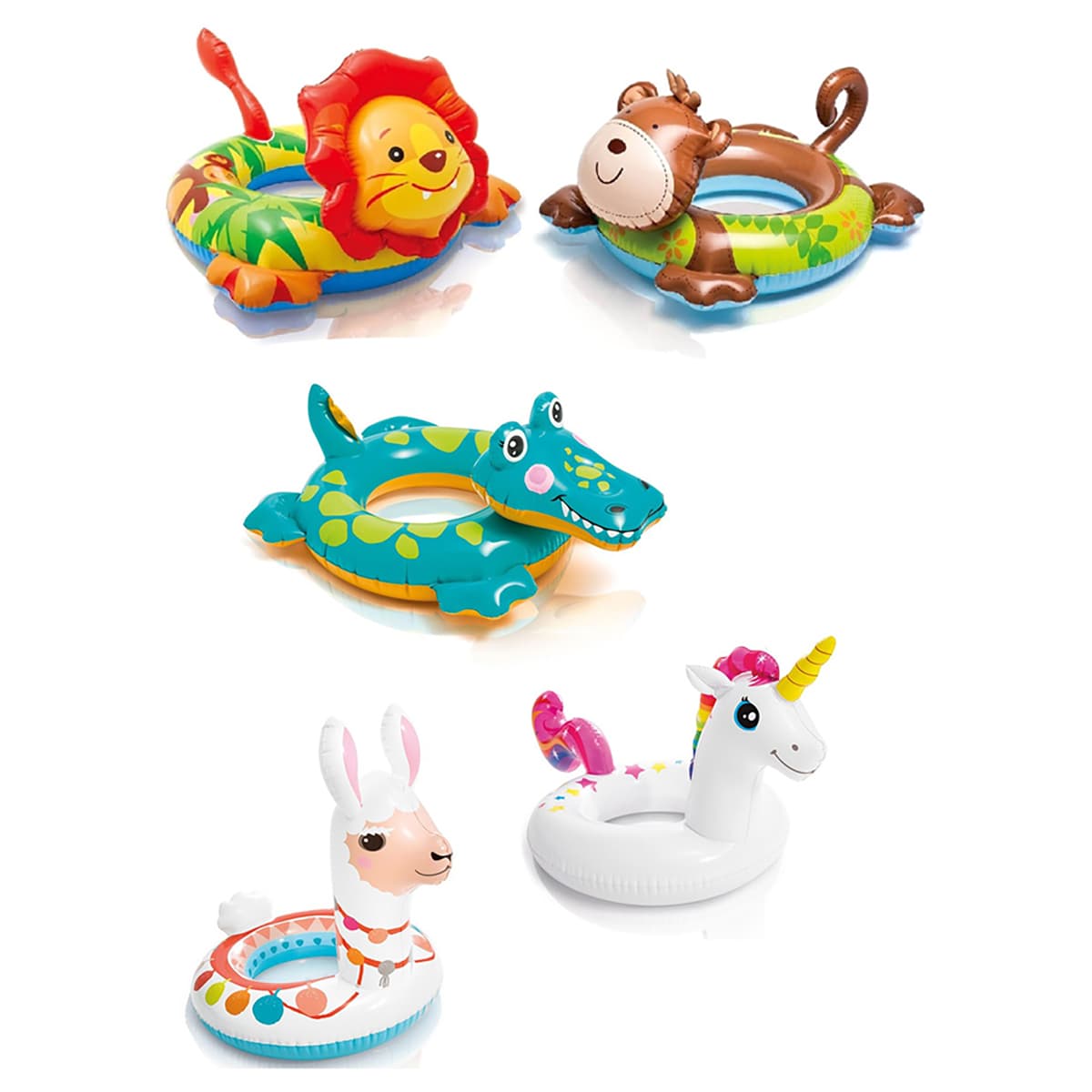 Intex Big Animal Rings Pool Float Unisex, 3-4 Years