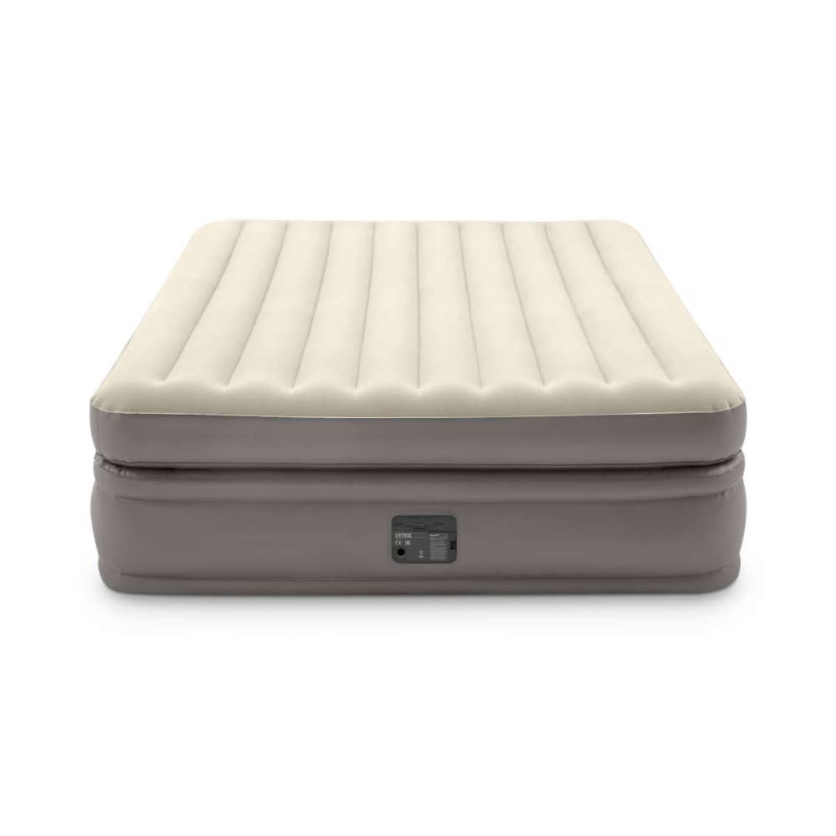 Intex Built-in-Pump Queen Comfort Elevated Airbed with Fiber-Tech Unisex, 13+ Years