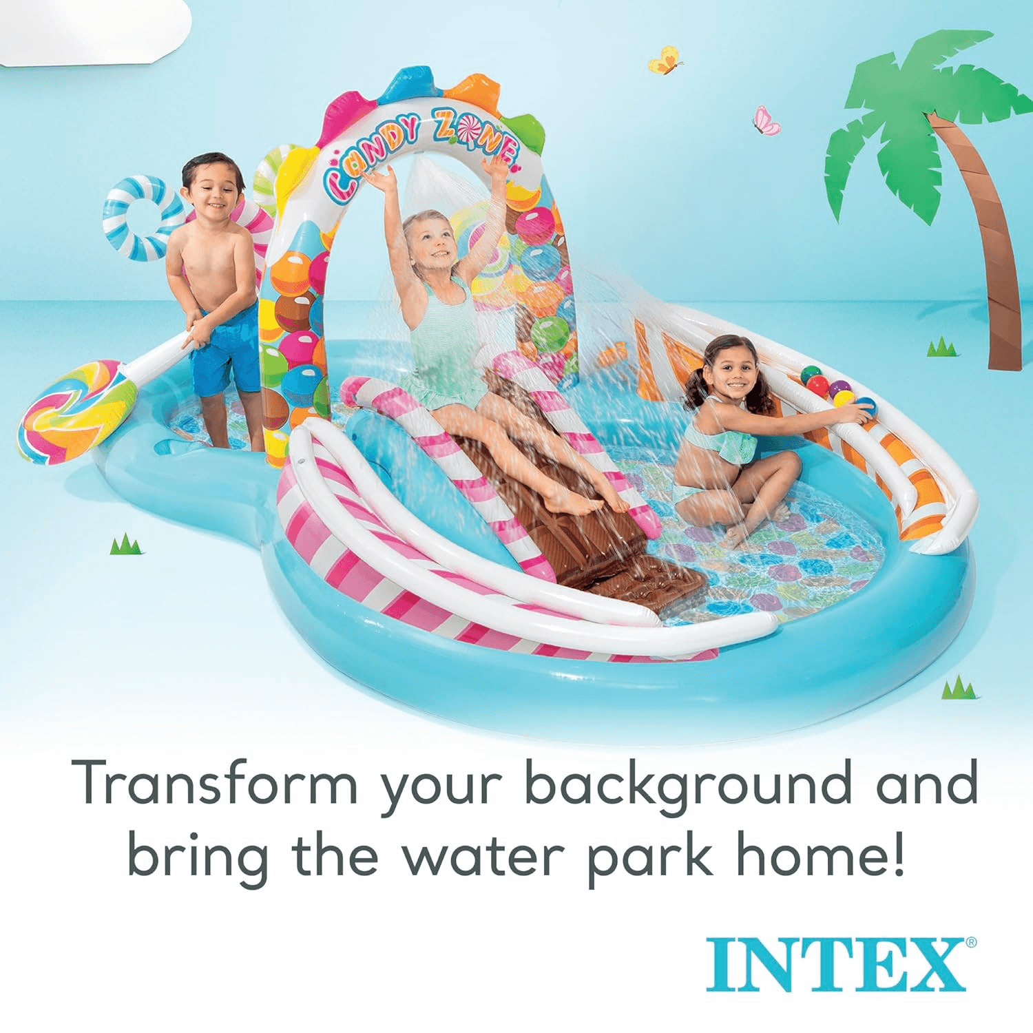 Intex Candy Zone Play Center Unisex, 3-4 Years