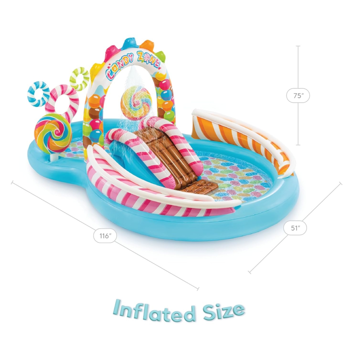 Intex Candy Zone Play Center Unisex, 3-4 Years