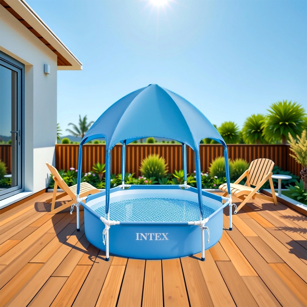 Intex Canopy Frame Pool Unisex, 3-4 Years