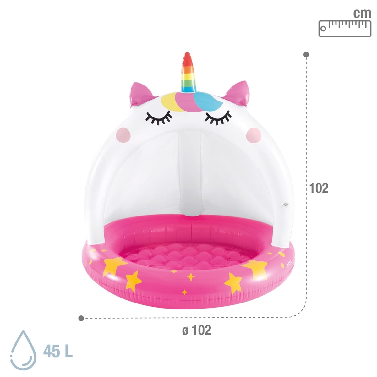 Intex Caticorn Inflatable Baby Pool Unisex