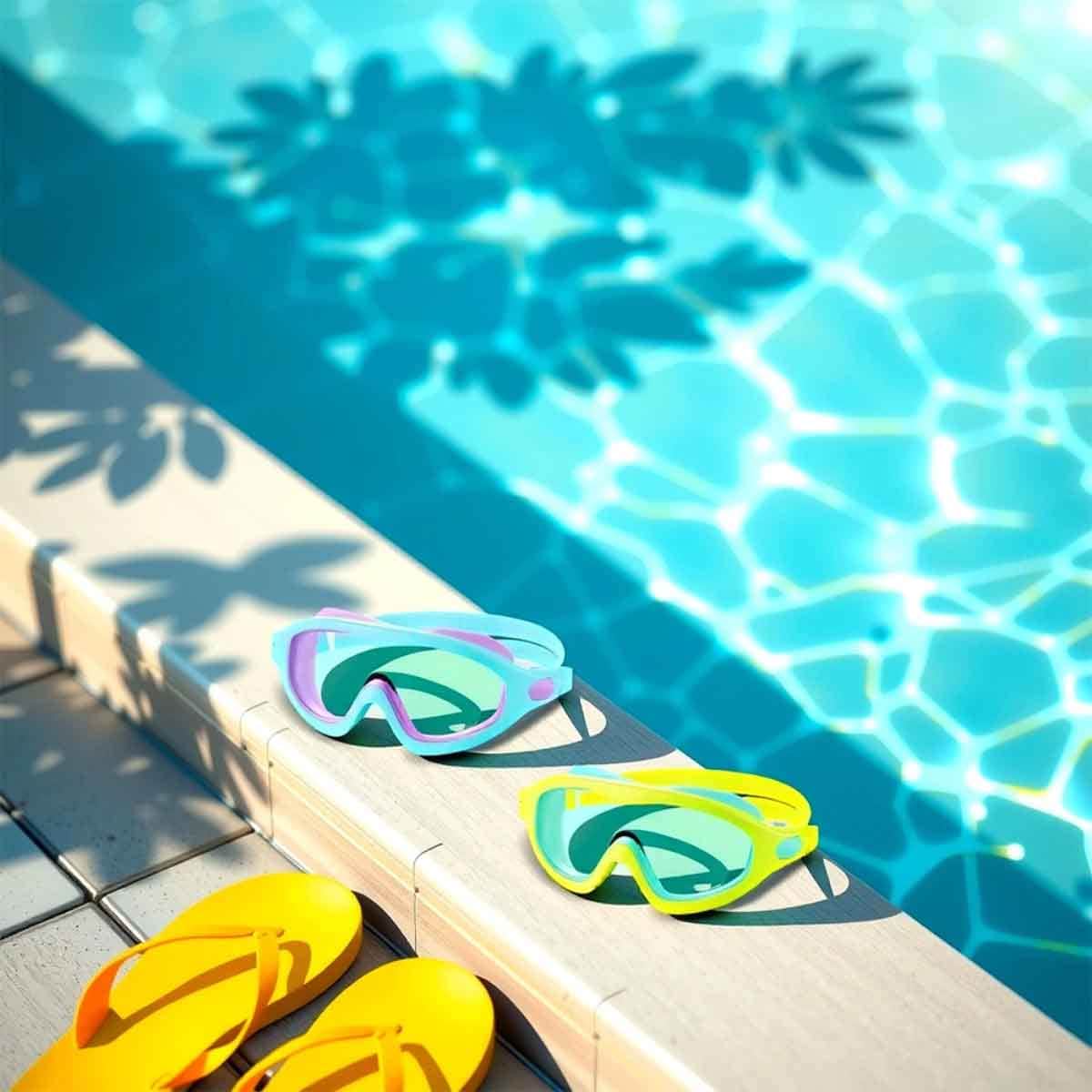 Intex Deluxe Swim Vest with 2 Deluxe Inflatable Arm Bands & 2 Kids Swim Mask Bundle Unisex, 3-4 Years