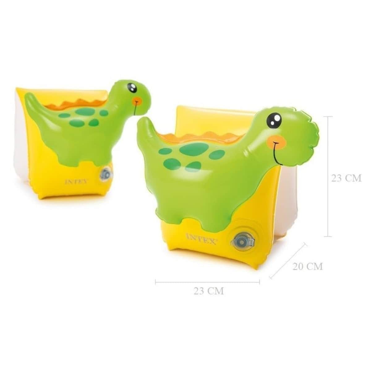 Intex Dinosaur Swim Arm Bands Unisex, 3-4 Years, Pack of 2