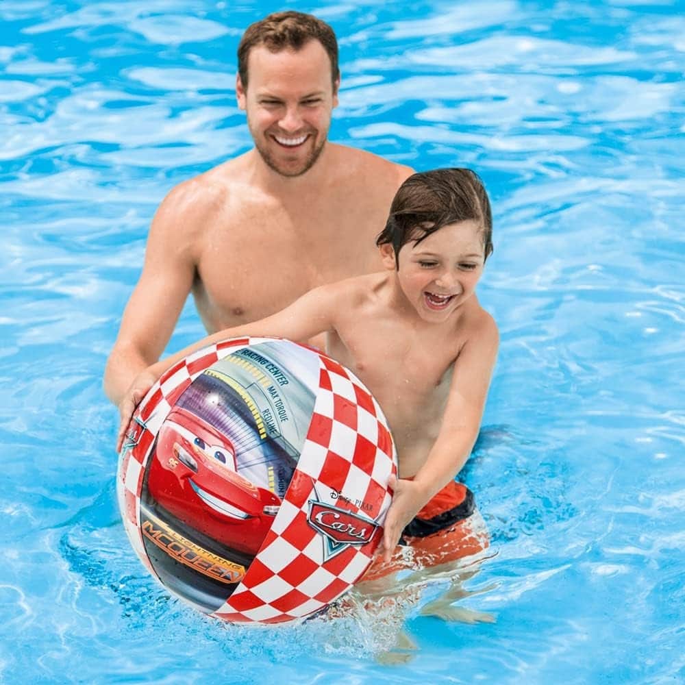 Intex Disney Pixar Cars Assorted Beach Ball Unisex, 3-4 Years