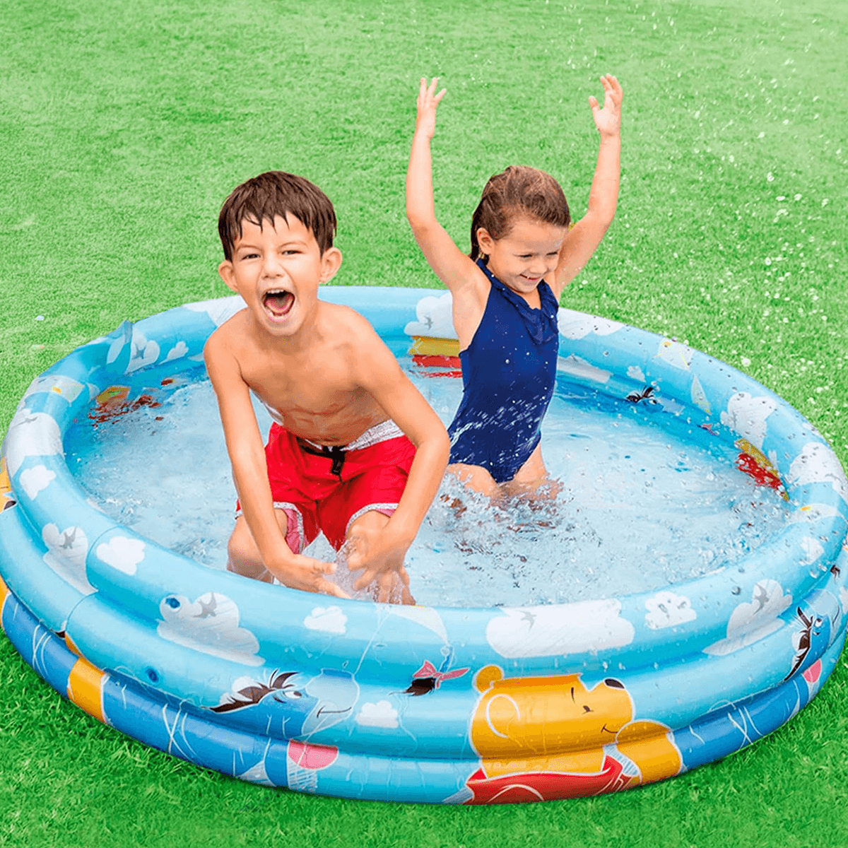Intex Disney's Winnie the Pooh Pool, 330 Ltr, 2-3 Persons, 3-4 Years