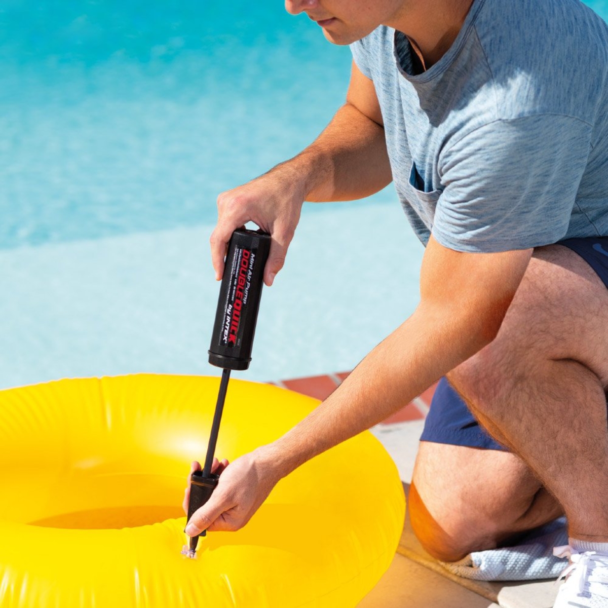 Intex Double Quick Mini Hand Pump Unisex