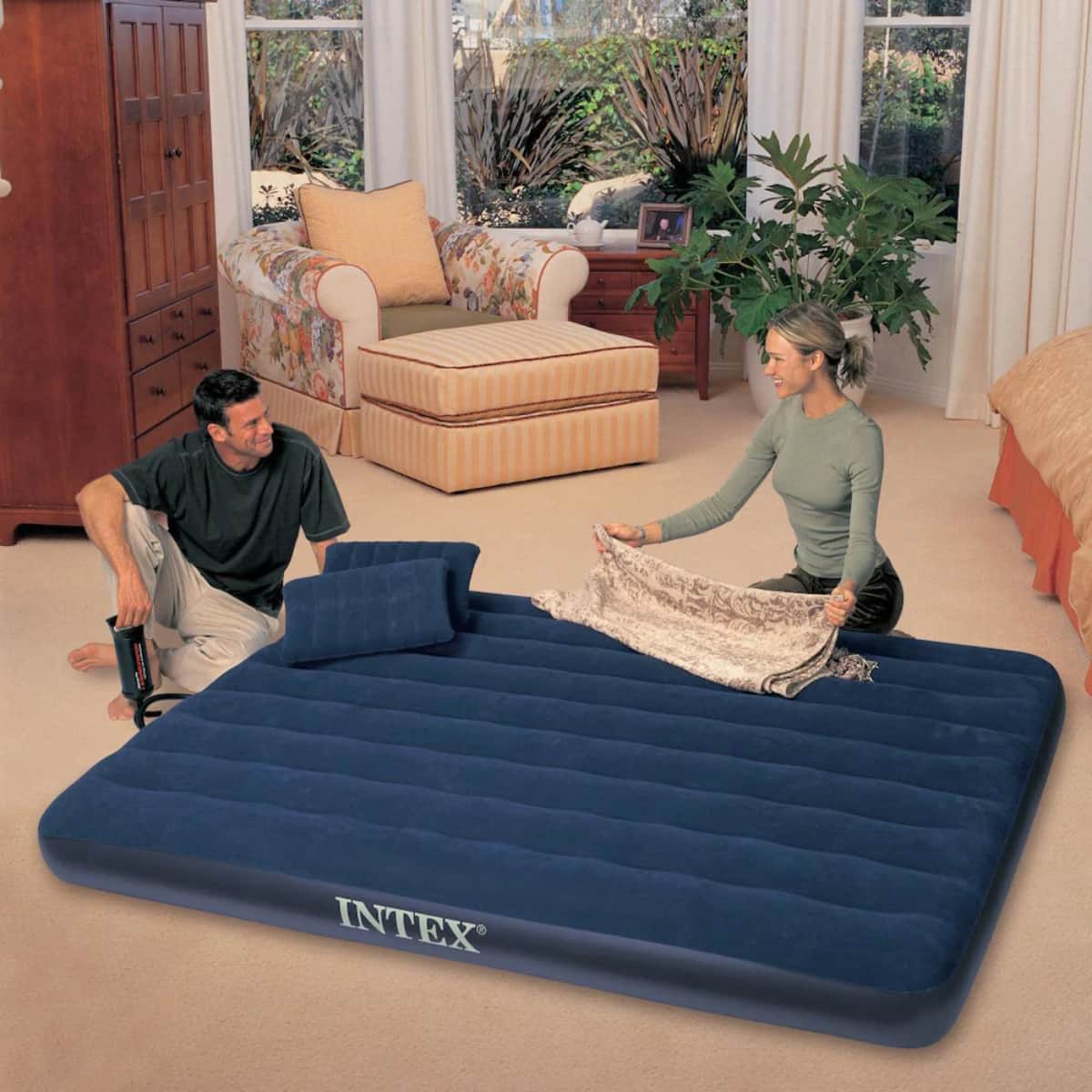 Intex Dura-Beam Classic Downy Airbed Unisex