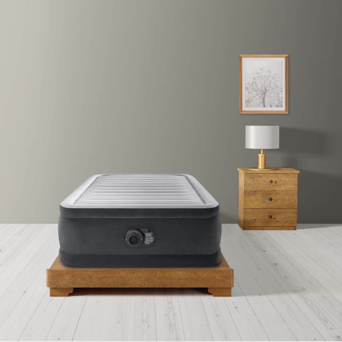 Intex Dura-Beam Deluxe Series Comfort Plush Elevated Air Mattress Unisex