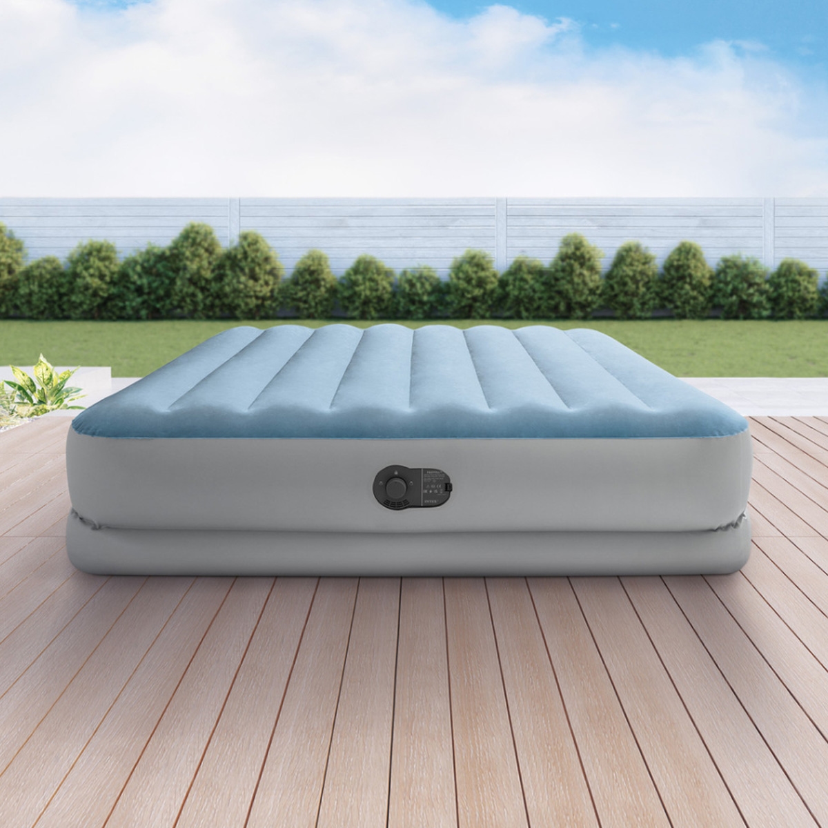 انتكس مرتبة هوائية متوسطة الارتفاع بتقنية فايبرتك ومضخة USB للجنسين