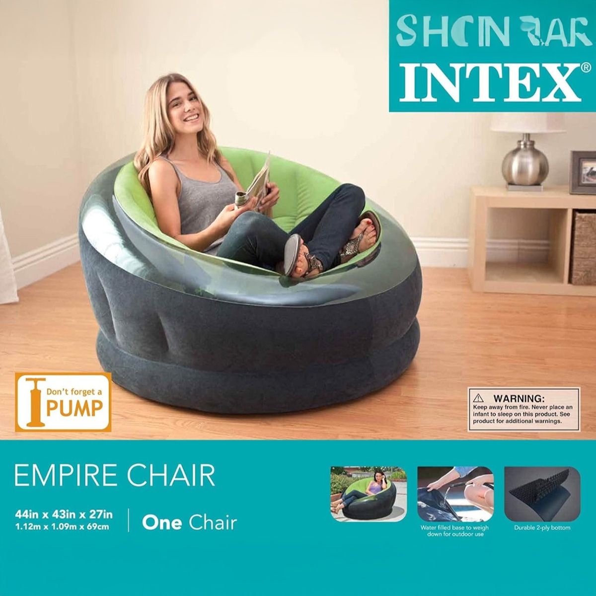 Intex Empire Assorted Inflatable Chair Unisex