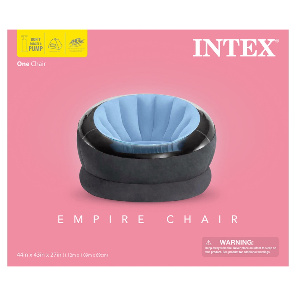 Intex Empire Inflatable Assorted Chair Unisex