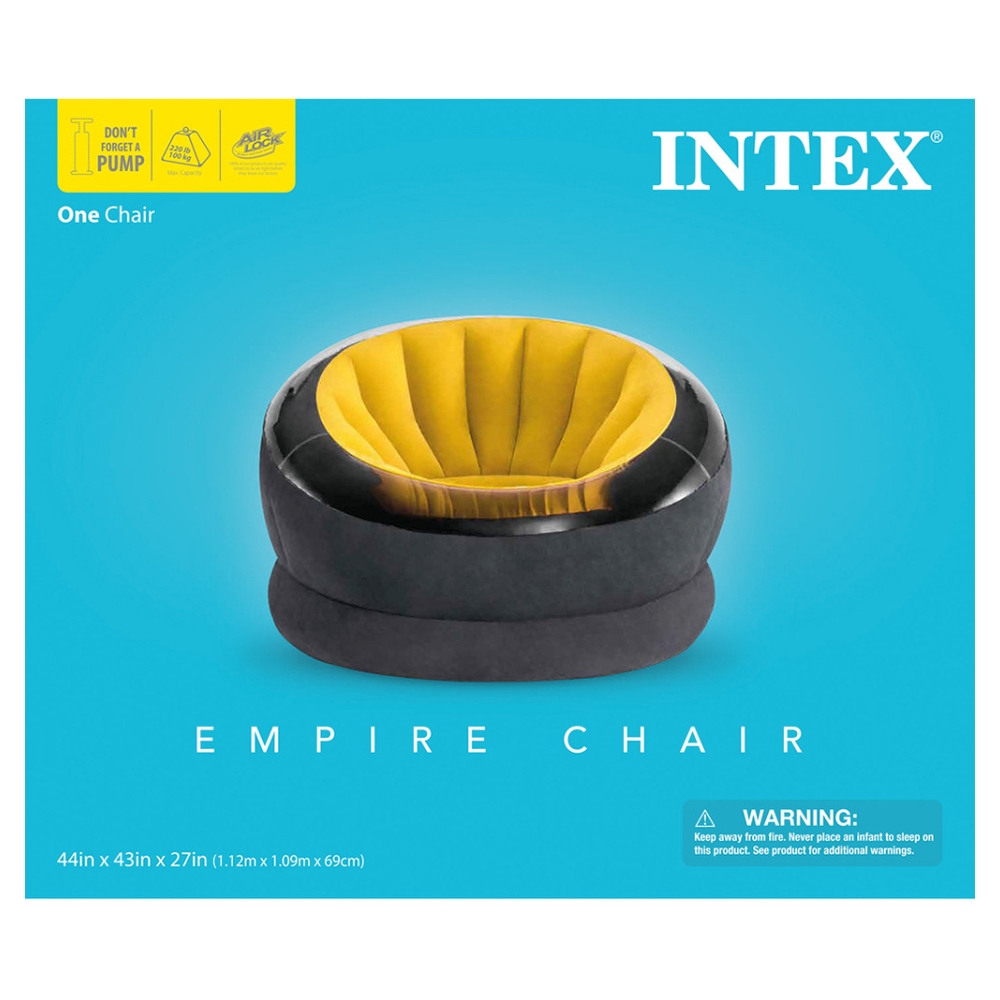 Intex Empire Inflatable Assorted Chair Unisex