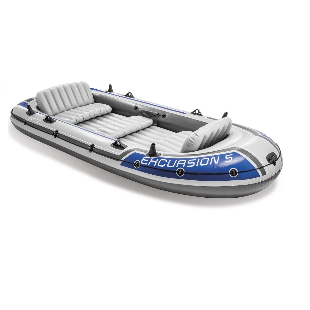 Intex Excursion 5 Inflatable Boat Set Unisex