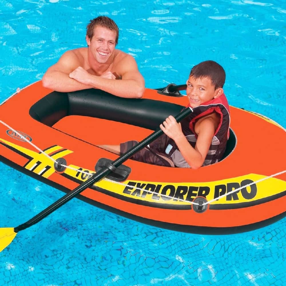 Intex Explorer Pro 100 Boat Unisex, 5-7 Years