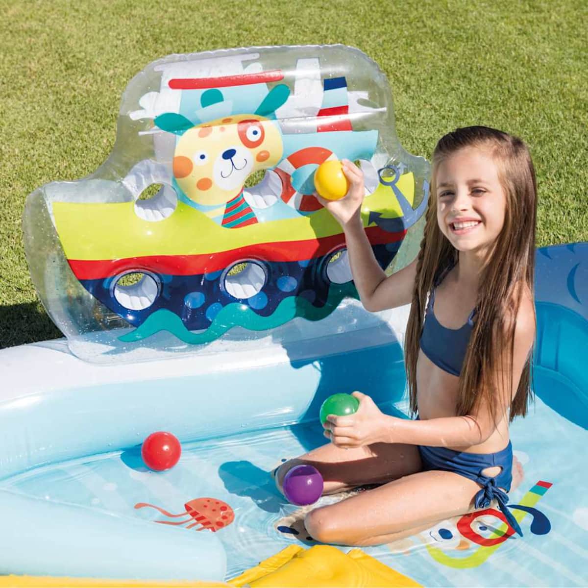 Intex Fishing Fun Play Center Unisex, 3-4 Years