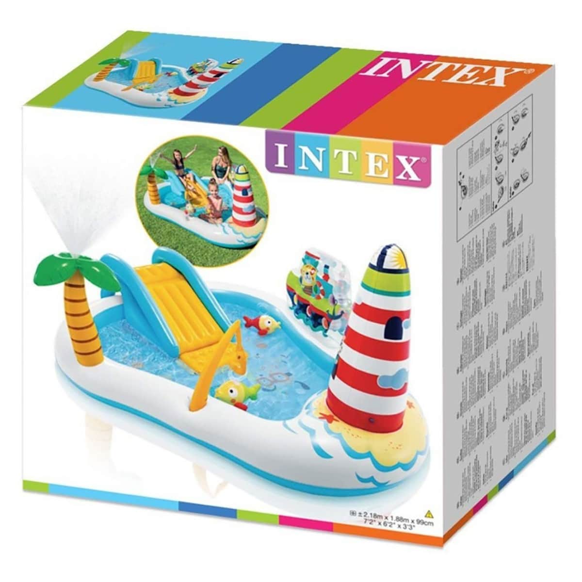 Intex Fishing Fun Play Center Unisex, 3-4 Years