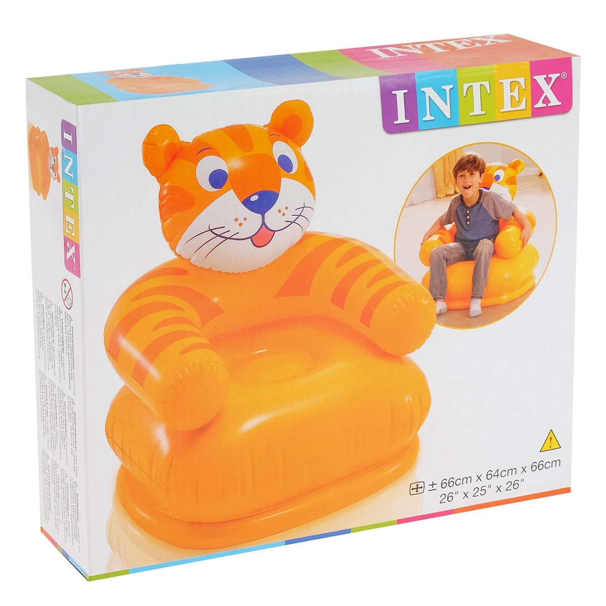 Intex Happy Animal Assorted Chair Unisex, 3-4 Years