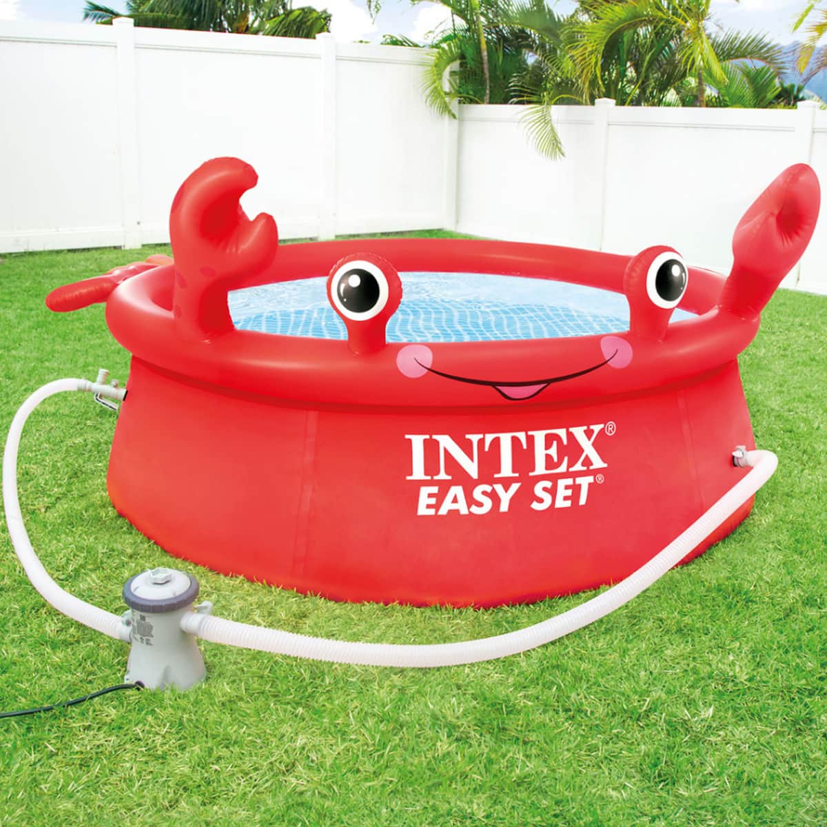 Intex Happy Crab Easy Set Pool, 880 Ltr, 3-4 Years