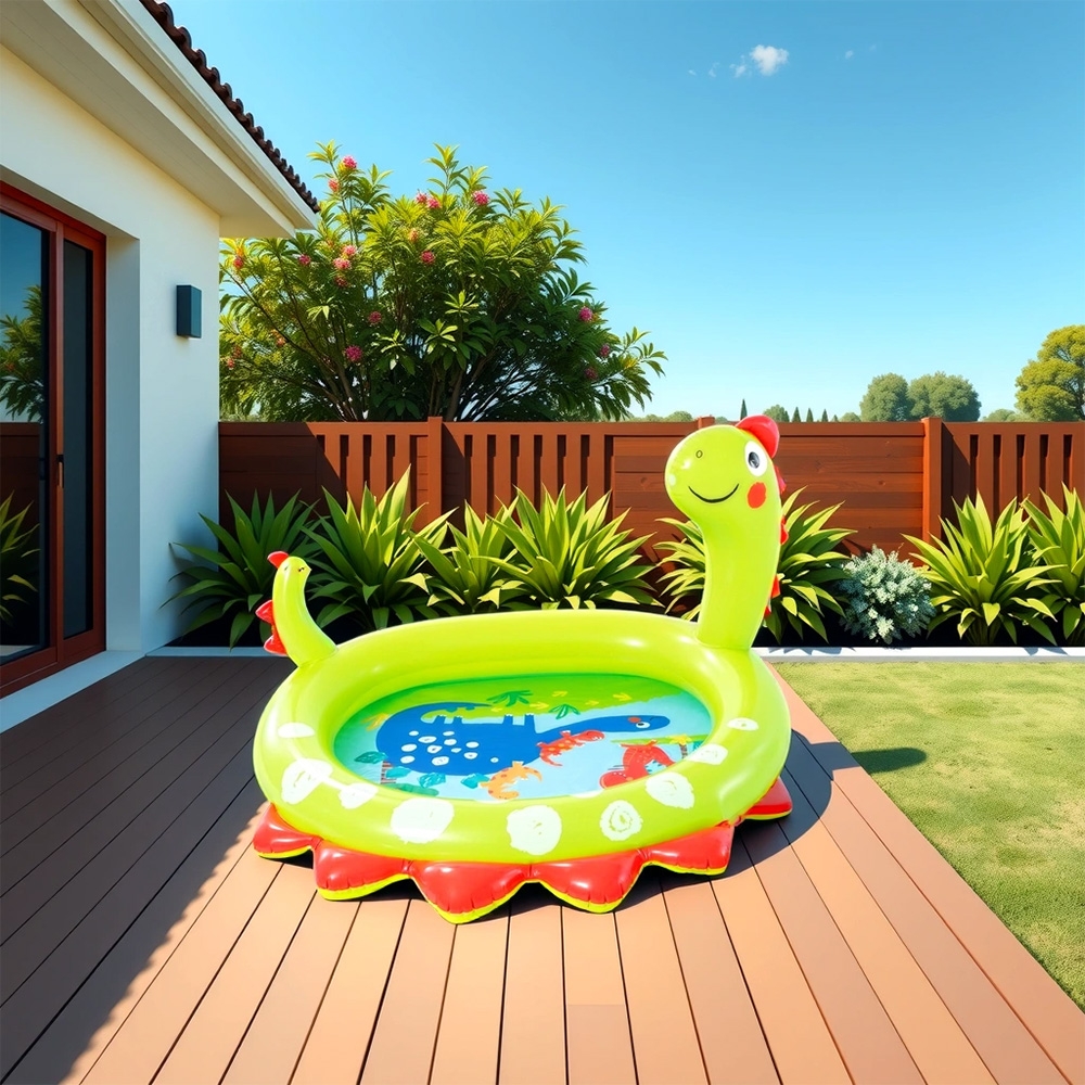 Intex Inflatable Dinosaur Spray Pool Unisex, 3-4 Years