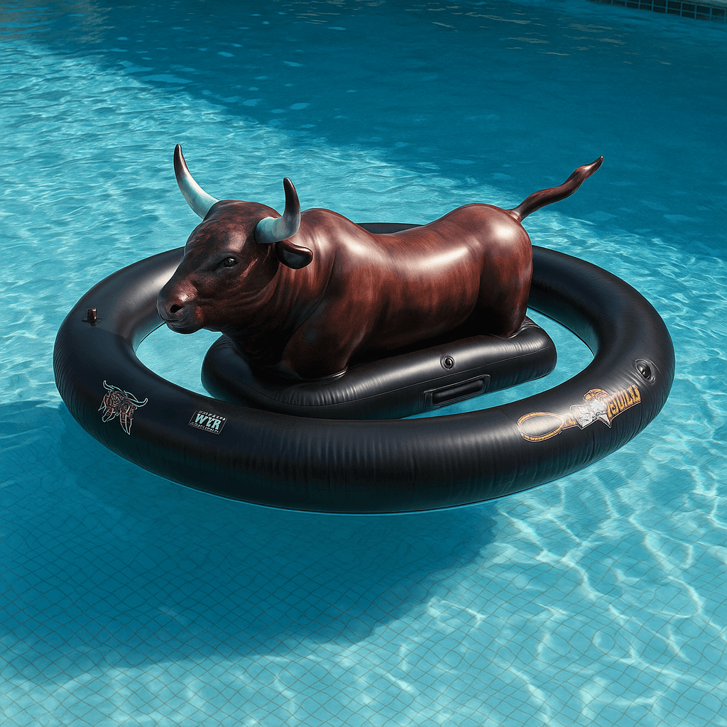 Intex InflataBull Rodeo Bull Ride-On Pool Float Unisex, 8-10 Years