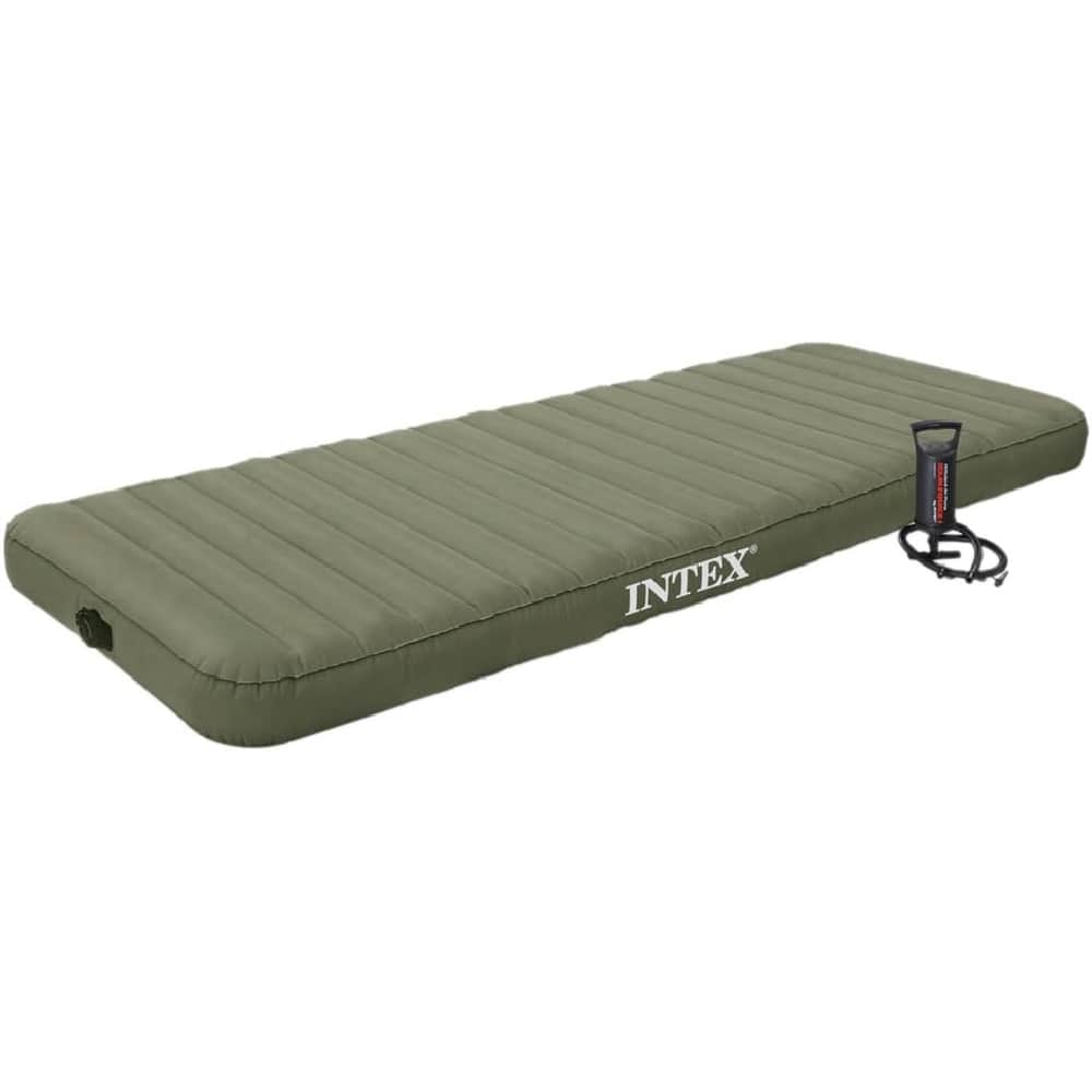 Intex Jr. Twin Roll 'N Go Airbed with Hand Pump Unisex