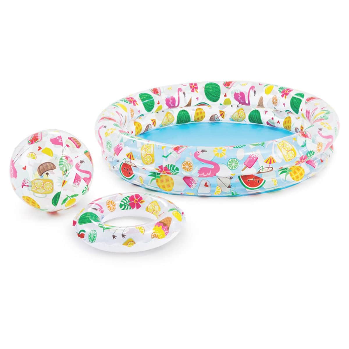Intex Just So Fruity Pool Set, 150 Ltr, 2 Persons, 3-4 Years