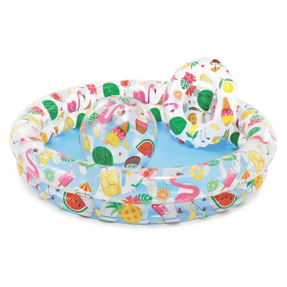Intex Just So Fruity Pool Set, 150 Ltr, 2 Persons, 3-4 Years