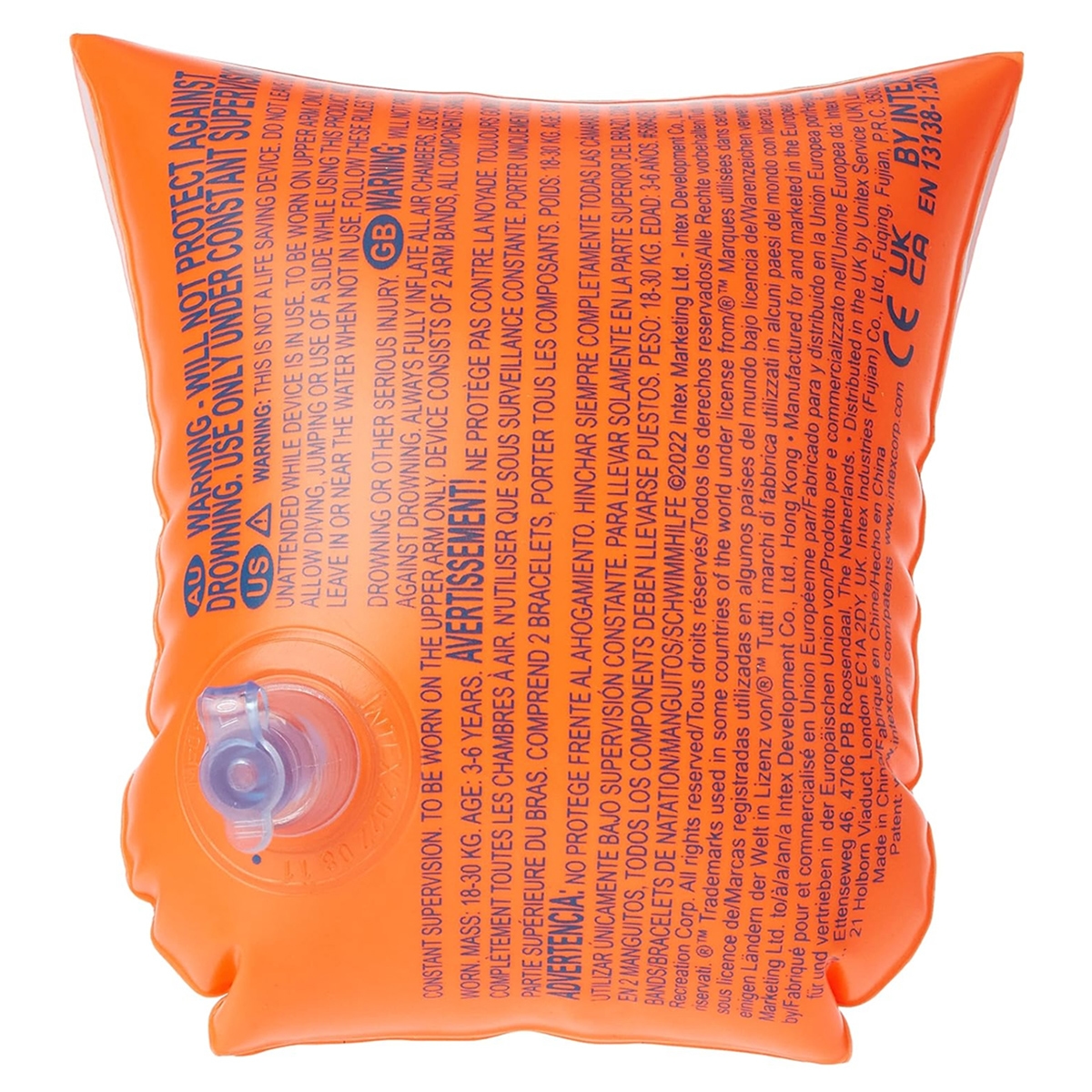 انتكس أذرع سباحة ديلوكس كبيرة للجنسين، 5-7 سنوات، مجموعة من 2