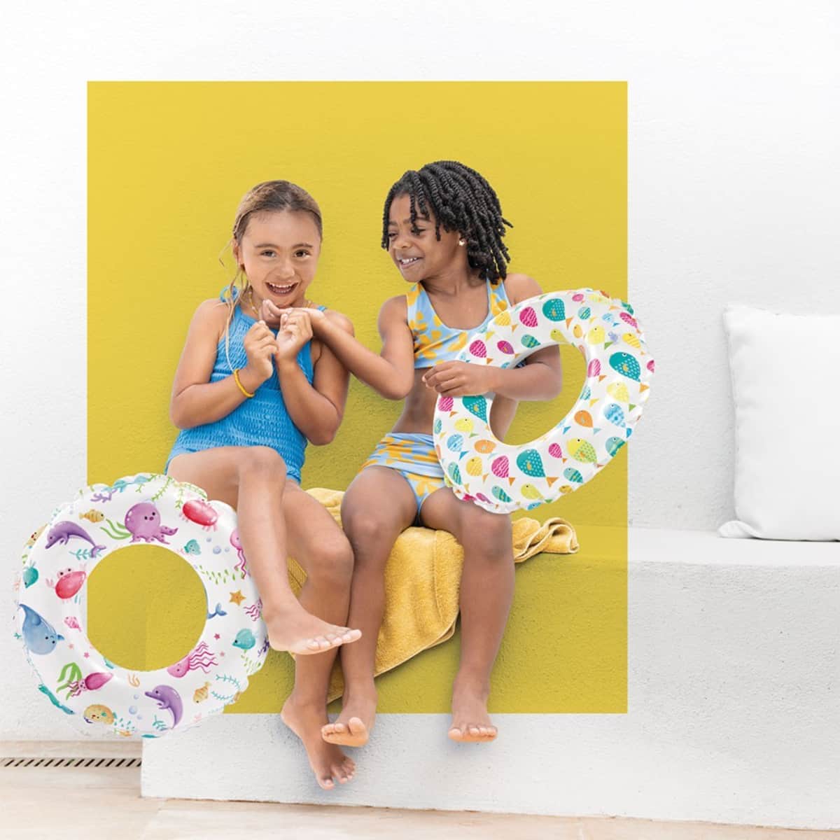 Intex Lively Print Assorted Swim Ring