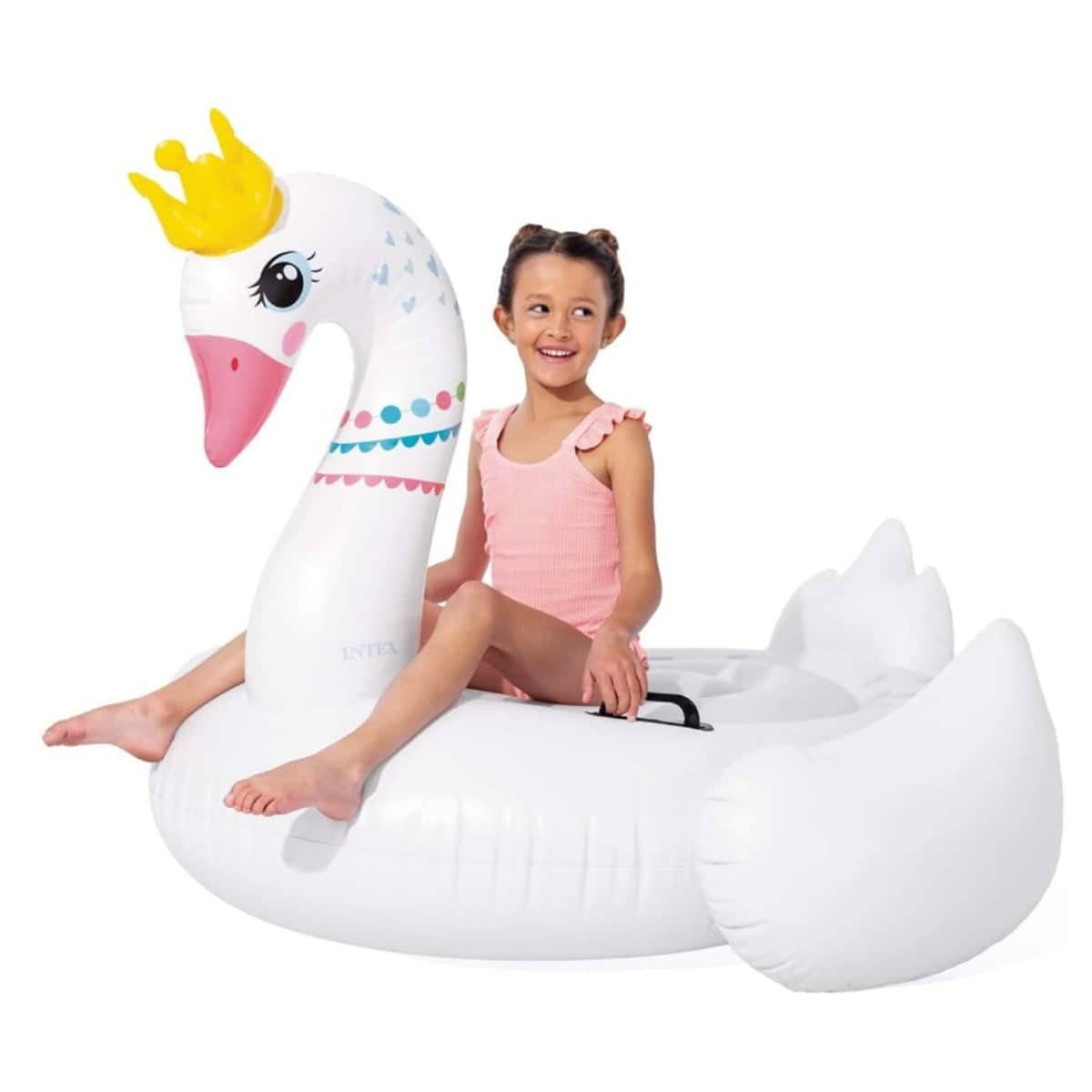Intex Majestic Swan Ride-On Float Unisex, 3-4 Years