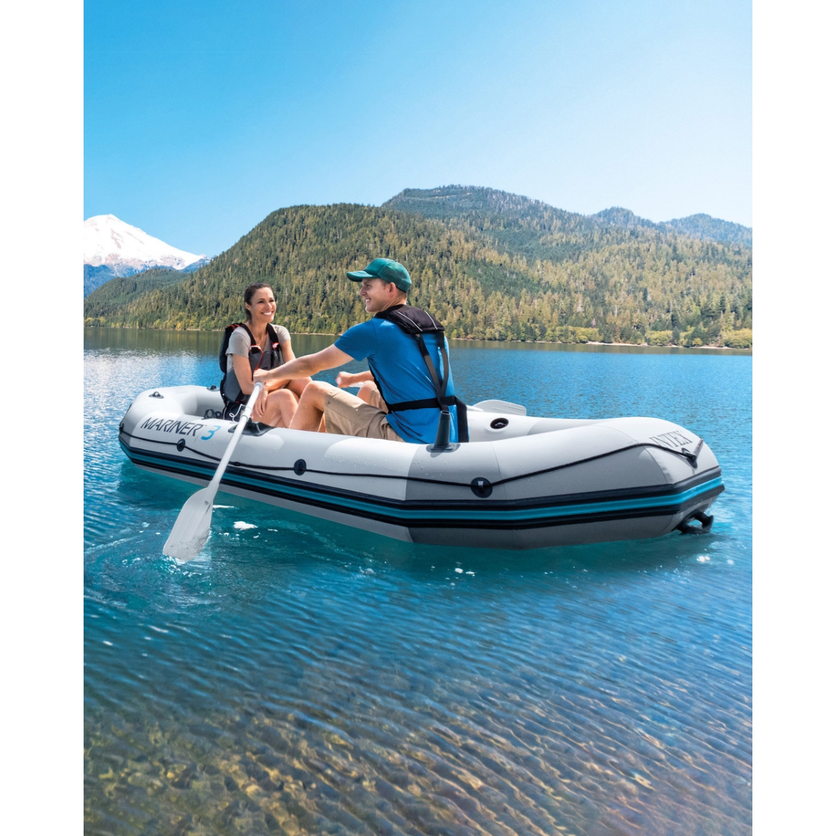 Intex Mariner 3 Boat Set Unisex, 13+ Years