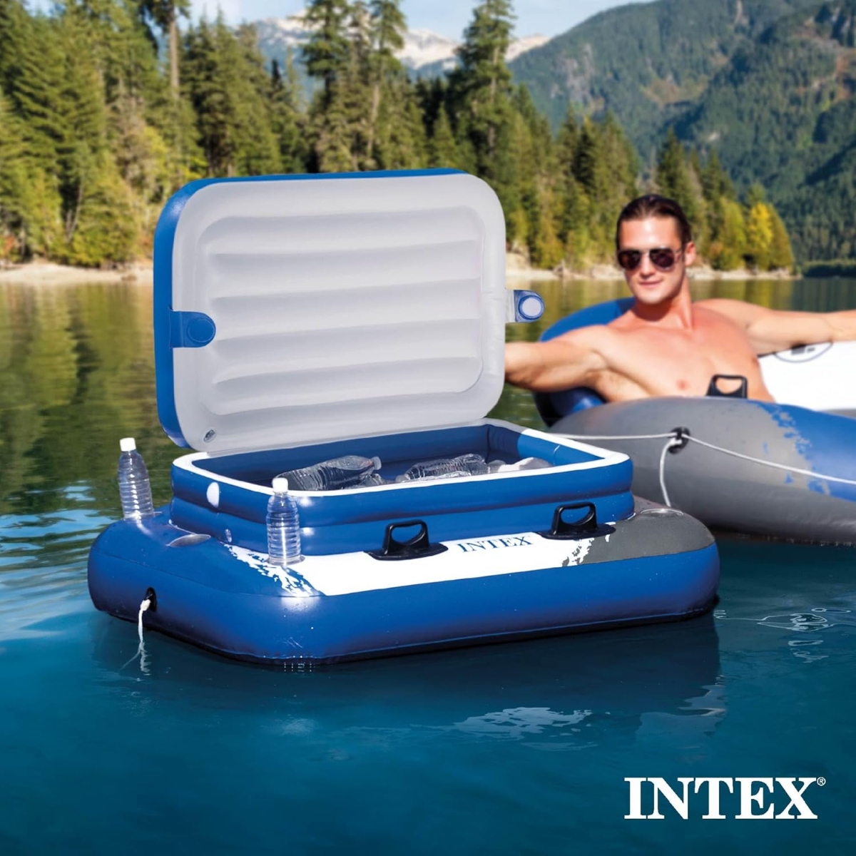 Intex Mega Chill 2 Inflatable Floating Cooler Unisex