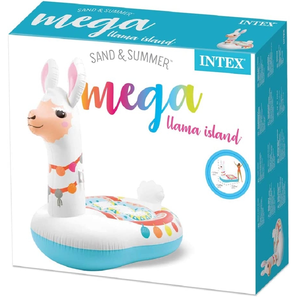 إنتكس عوامة جزيرة بشكل لاما عملاقة قابلة للنفخ – للجنسين