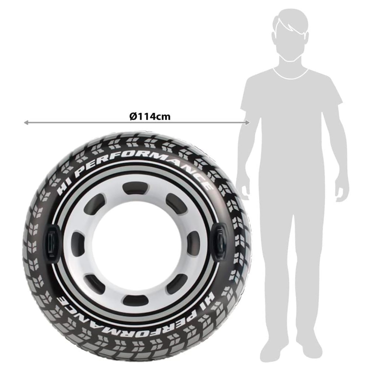 Intex Monster Truck Tube Unisex, 8-10 Years