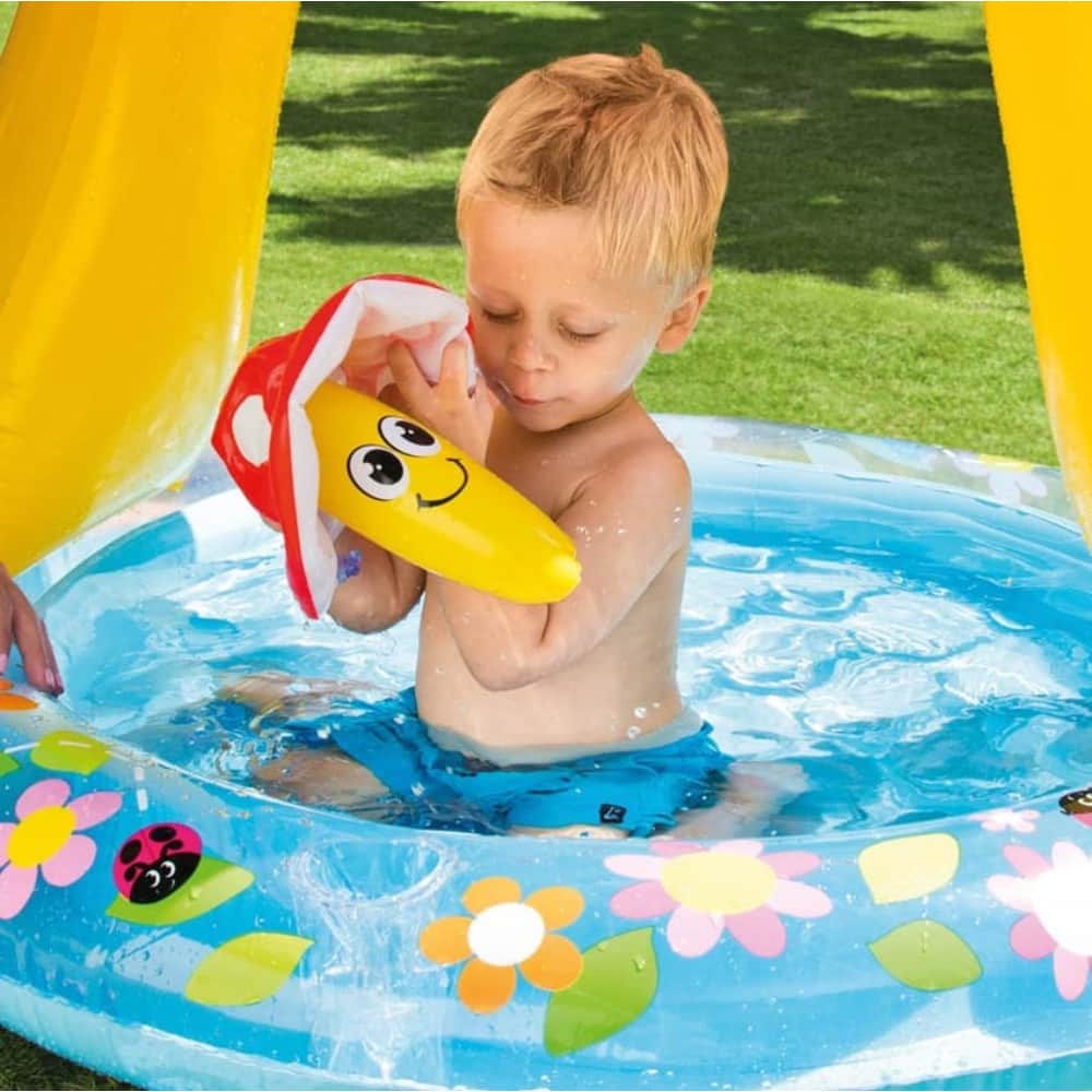 Intex Mushroom Baby Pool, 45 Ltr, 1-2 Person, 0-2 Years