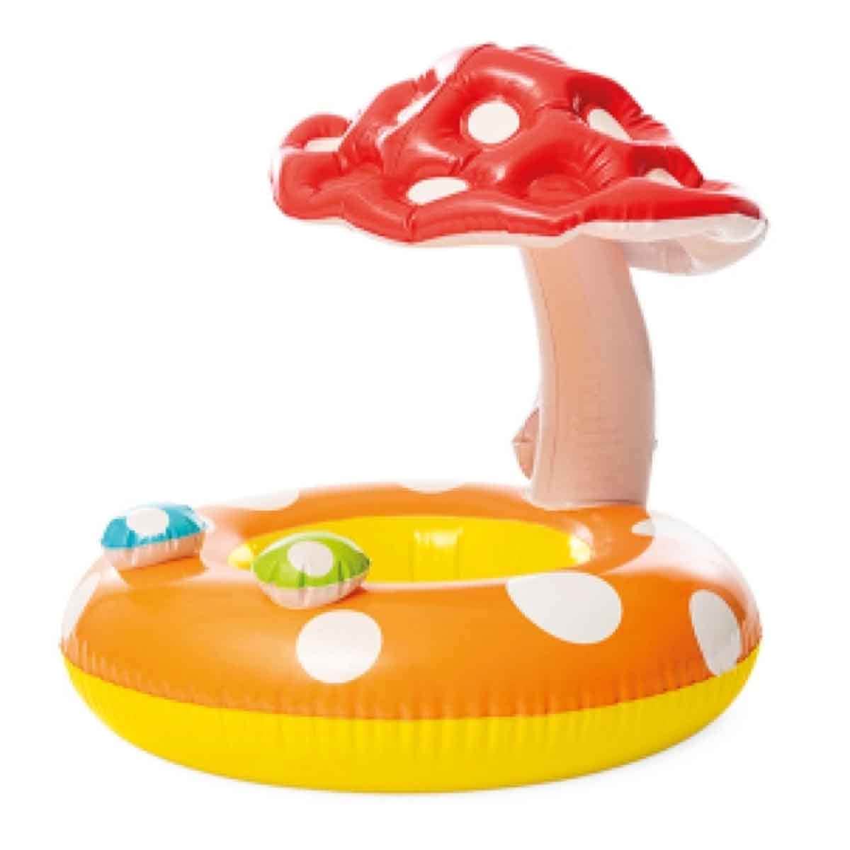Intex Mushroom Kiddie Float with Small Round Fun Balls Bundle Toddler, 0-2 Years