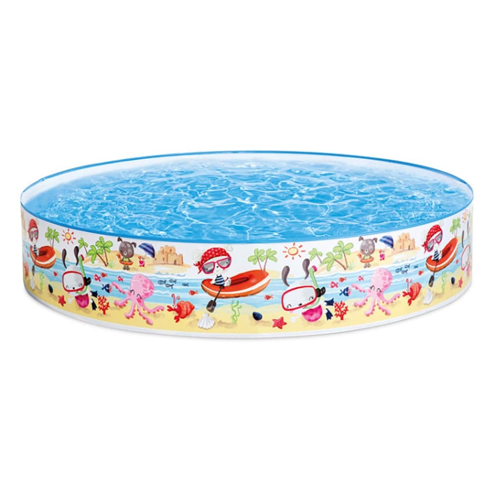 Intex Non-Inflatable Beach Swimming Pool, 977 Ltr, 2-3 Persons, 3-4 Years
