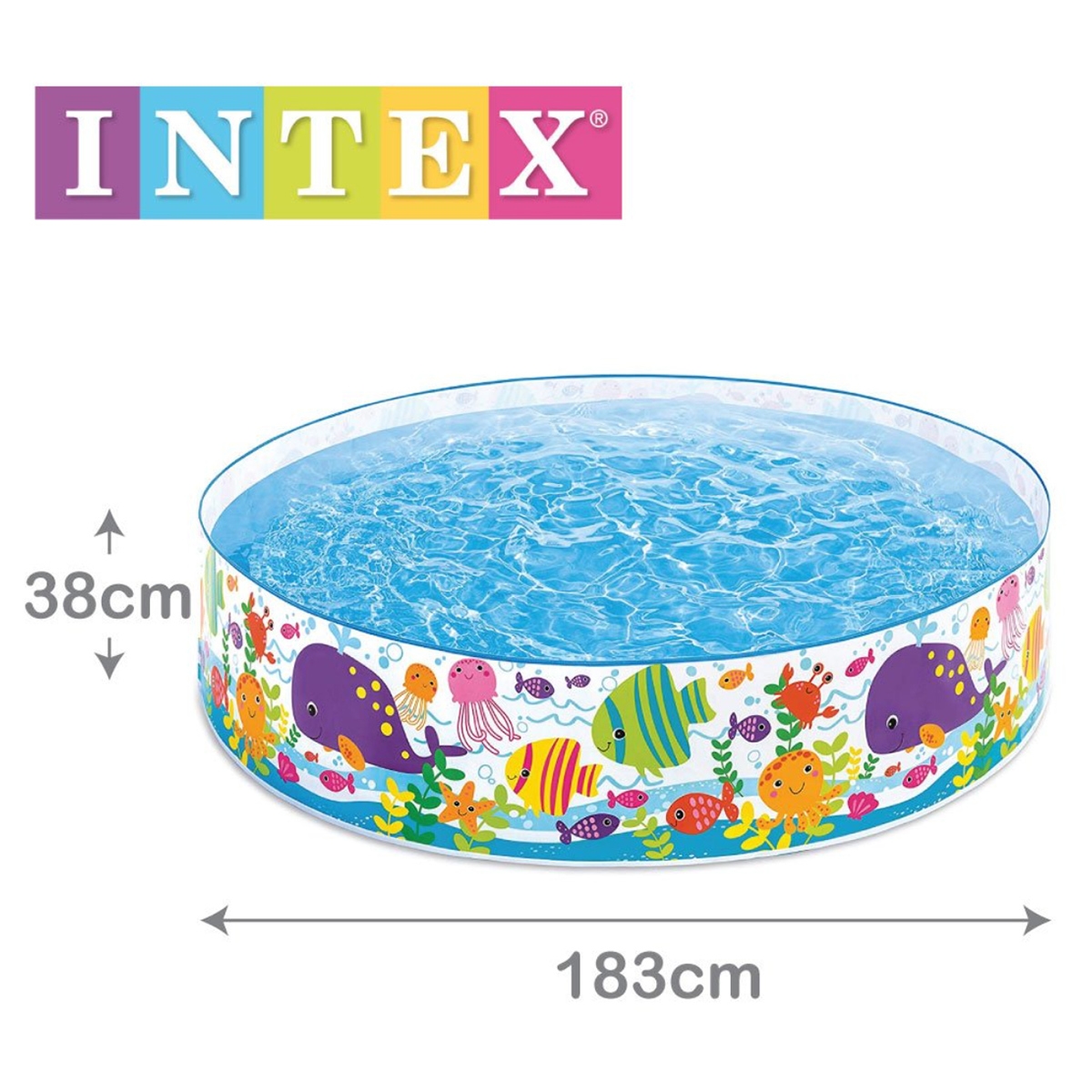 Intex Non-Inflatable Ocean Swimming Pool Unisex, 3-4 Years