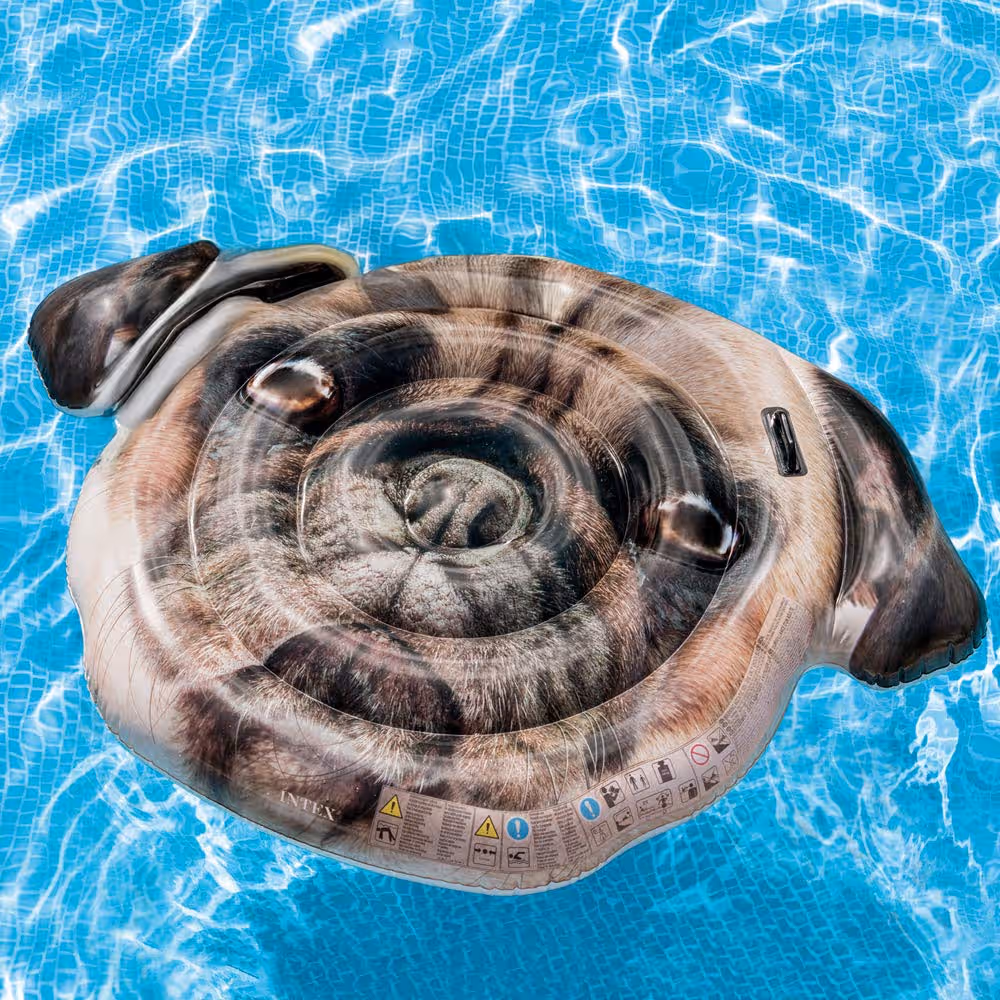 Intex Playful Pug Island Float Unisex, 13+ Years